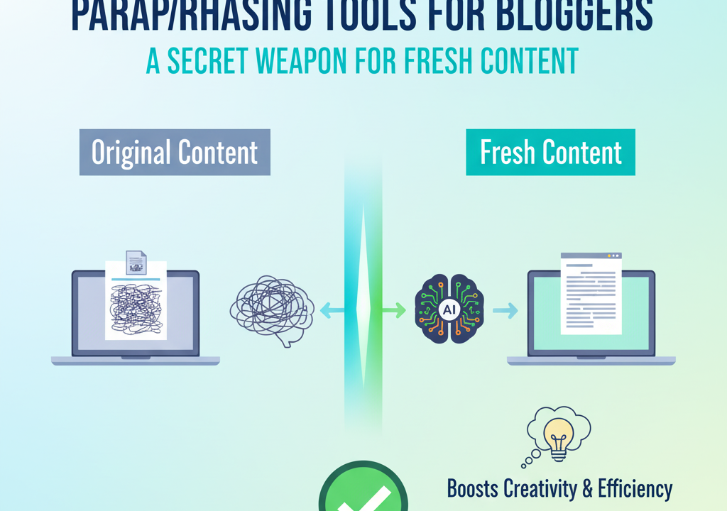 Paraphrasing Tools for Bloggers: A Secret Weapon for Fresh Content