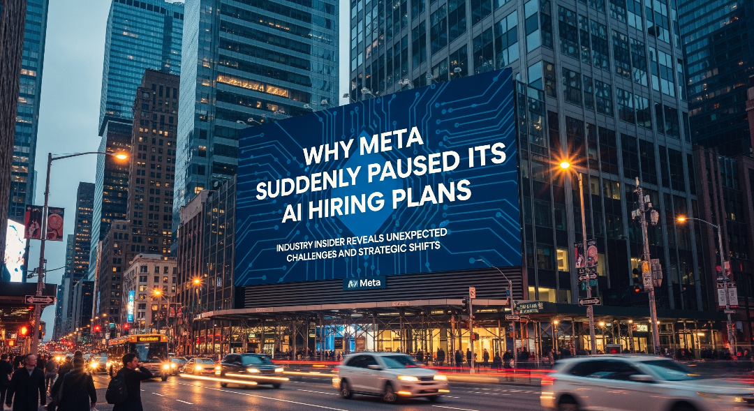 Why Meta Suddenly Paused Its AI Hiring Plans