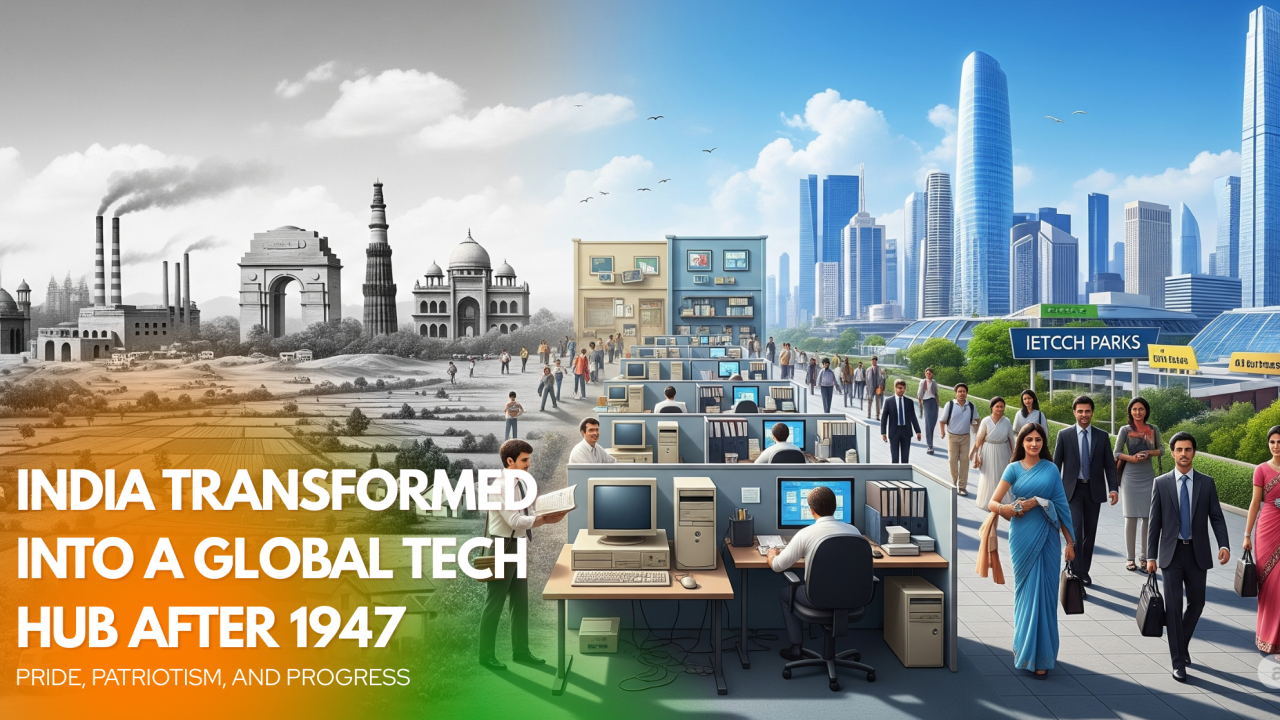 How India Transformed into a Global Tech Hub After 1947