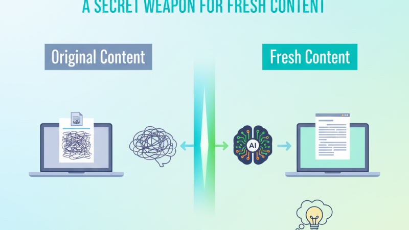 Paraphrasing Tools for Bloggers: A Secret Weapon for Fresh Content